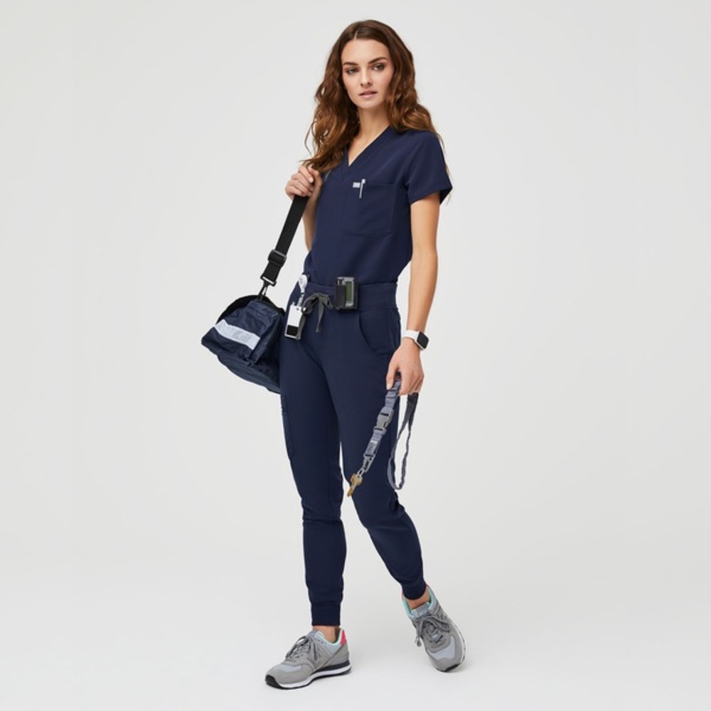 Zamora and Catarina Figs Navy XS SET
